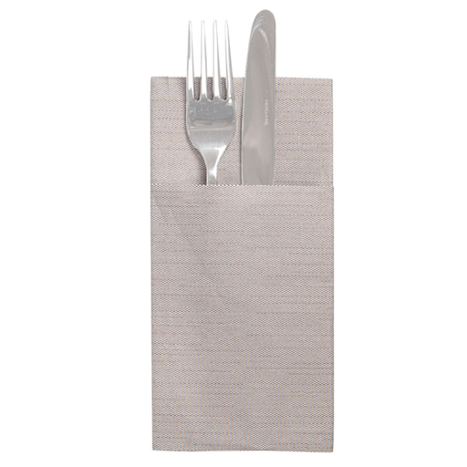 [232.17] SERVILLETAS CANGURO PLUS 'LIKE LINEN' 70 G/M2 40x45 CM CHOCOLATE SPUNLACE (720 UNID.)