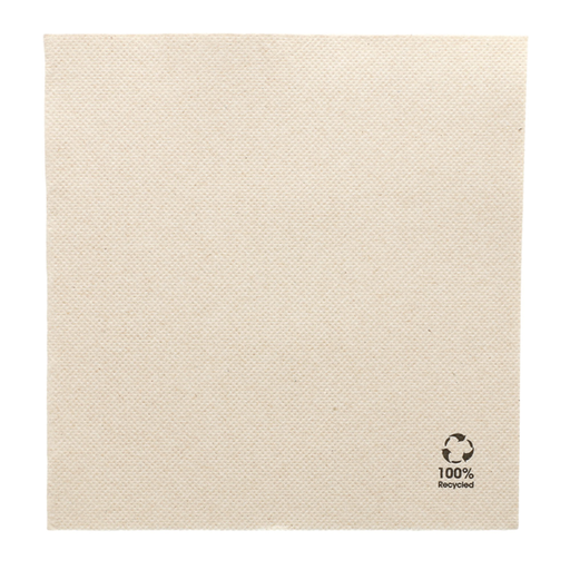 [191.10] Servilletas Ecolabel 'Double Point' 19 G/M2 33X33 Cm Natural Tissue Reciclado (1200 Unid.)