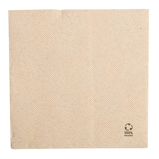 [232.06] Servilletas Ecolabel 'Double Point' 19 G/M2 30X30 Cm Natural Tissue Reciclado (1800 Unid.)