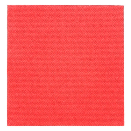 [122.17] Servilletas Ecolabel 'Double Point' 18 G/M2 20X20 Cm Rojo Tissue (2400 Unid.)