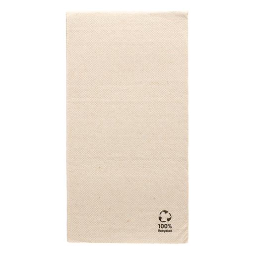 [230.88] SERVILLETAS ECOLABEL P. 1/6 'DOUBLE POINT' 19 G/M2 30x40 CM NATURAL TISSUE RECICLADO (1800 UNID.)