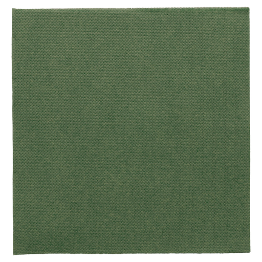 [166.43] SERVILLETAS ECOLABEL 'DOUBLE POINT' 18 G/M2 33x33 CM VERDE JAGUAR TISSUE (1200 UNID.)