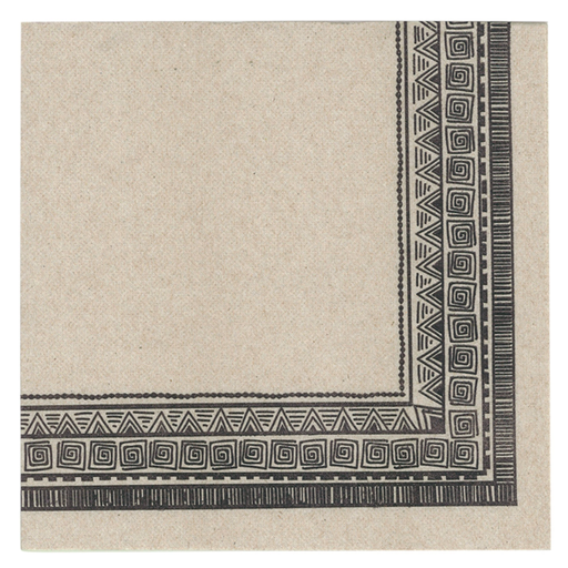 [224.76] SERVILLETAS ECOLABEL 'DOUBLE POINT - NAIROBI' 19 G/M2 40x40 CM NATURAL TISSUE RECICLADO (1200 UNID.)