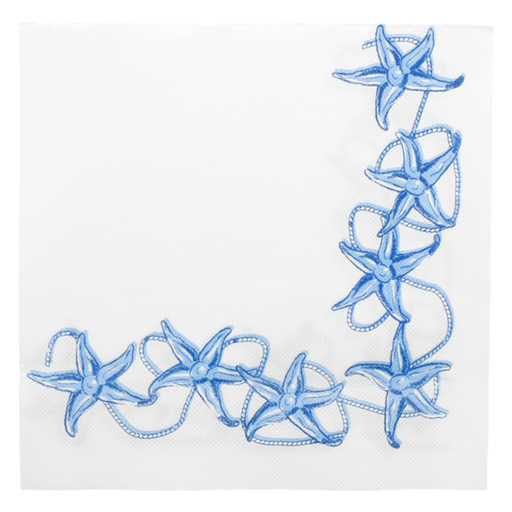 [178.55] SERVILLETAS ECOLABEL 'DOUBLE POINT - ANTIBES' 18 G/M2 40x40 CM BLANCO TISSUE (1200 UNID.)