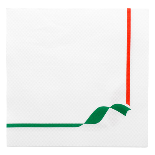 [166.74] SERVILLETAS ECOLABEL 'DOUBLE POINT - TRATTORIA' 18 G/M2 40x40 CM BLANCO TISSUE (1200 UNID.)