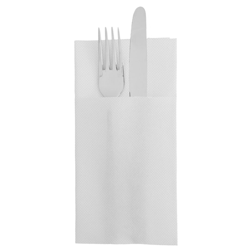 [230.70] SERVILLETAS CANGURO 'ECOLABEL - DOUBLE POINT' 18 G/M2 39x40 CM BLANCO TISSUE (1400 UNID.)