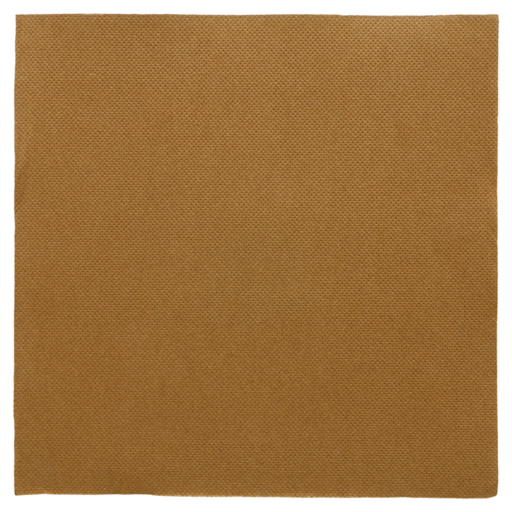 [166.64] SERVILLETAS ECOLABEL 'DOUBLE POINT' 18 G/M2 39x39 CM HABANA TISSUE (1200 UNID.)