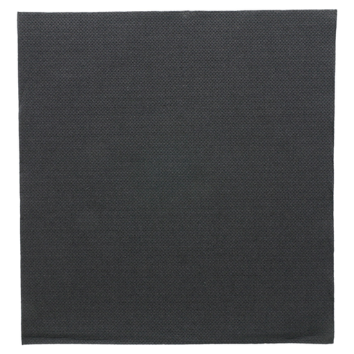 [101.86] SERVILLETAS ECOLABEL 'DOUBLE POINT' 18 G/M2 39x39 CM NEGRO TISSUE (1200 UNID.)