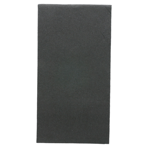 [230.86] Servilletas Ecolabel P. 1/8 'Double Point' 18 G/M2 40X40 Cm Negro Tissue (1200 Unid.)
