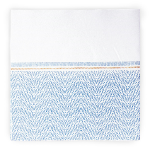 [251.31] SERVILLETAS 'LIKE LINEN - AZUR' 70 G/M2 40x40 CM BLANCO/AZUL SPUNLACE (600 UNID.)