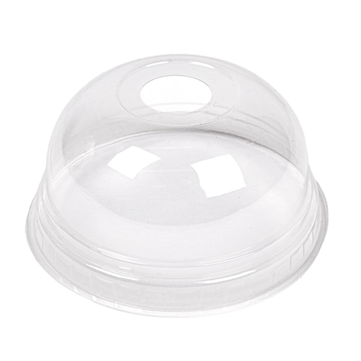 [231.37] Tapas Cúpula Con Orificio Para 224.01 Ø 8,5X4,2 Cm Transparente Pla (800 Unid.)