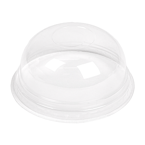 [231.41] TAPAS CÚPULA SIN ORIFICIO PARA 224.02 Ø 9,5x4,4 CM TRANSPARENTE PLA (800 UNID.)