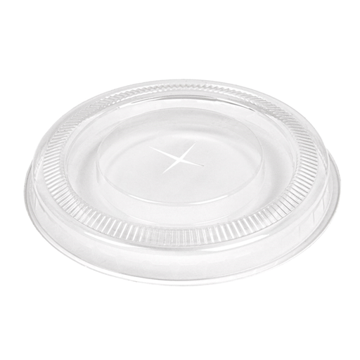 [231.33] TAPAS PLANAS CON CRUZ PARA 223.99 Ø 7,8x0,8 CM TRANSPARENTE PLA (1250 UNID.)