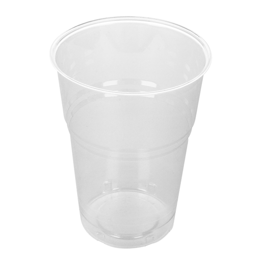 [224.02] VASOS COMPOSTABLES 575 ML Ø 9,5x13 CM TRANSPARENTE PLA (800 UNID.)
