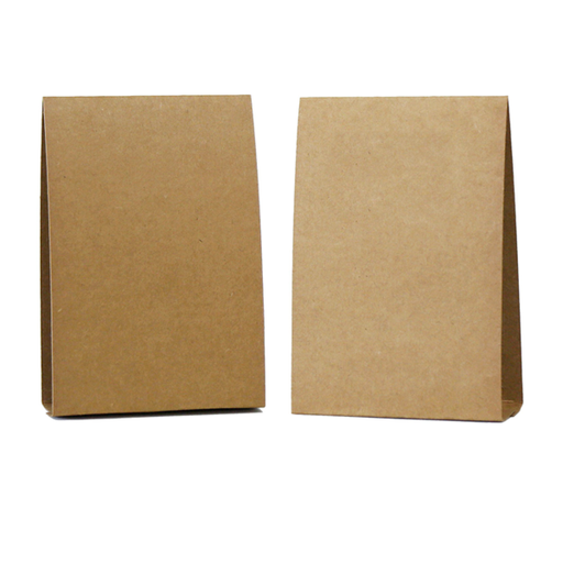 [233.59] CARTELES SOBREMESA 10x15,2 CM MARRÓN PAPEL (6 UNID.)