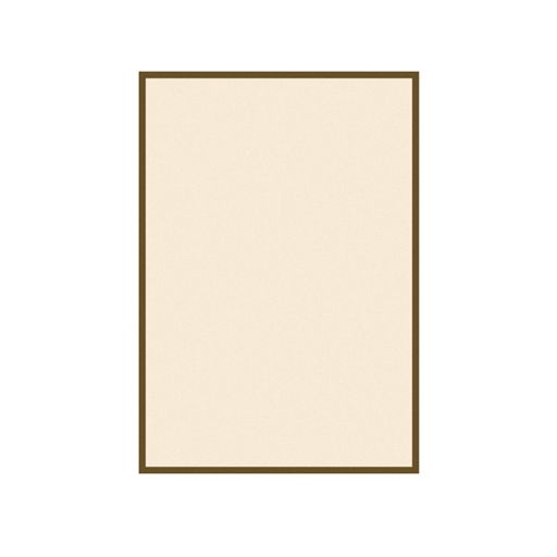 [171.43] CARTULINAS PARA PORTA-MENÚS - ORLA MARRÓN 130 G/M2 15,3x21 CM MARFIL CARTONCILLO (100 UNID.)