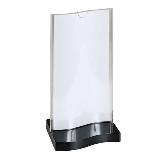 [199.80] Porta Menús Pie Rectangular 10X20 Cm Transparente Ps (45 Unid.)