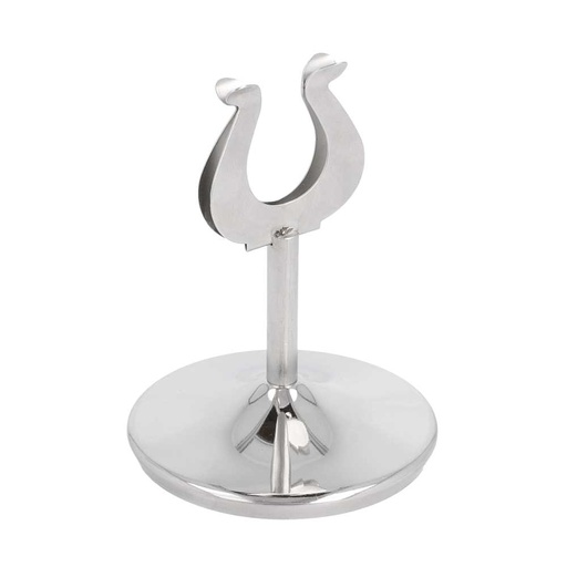 [179.73] ATRIL PARA NUMERACIÓN SOBREMESA Ø7,2x10,2 (h) CM PLATEADO INOX (1 UNID.)