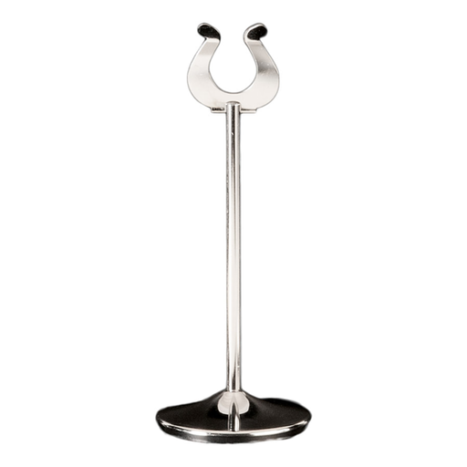 [179.72] ATRIL PARA NUMERACIÓN SOBREMESA Ø7,2x19,5 (h) CM PLATEADO INOX (1 UNID.)