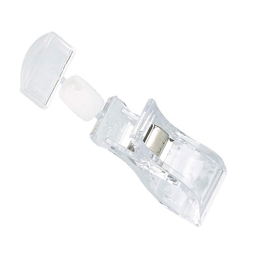 [198.43] Pinzas Articuladas 2,5X2,7X9,4 Cm Transparente Ps (10 Unid.)