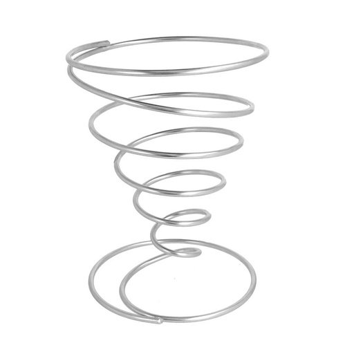 [186.48] Cestas Presentación 'Artinox' Ø 10X18 Cm Cromado Acero (1 Unid.)