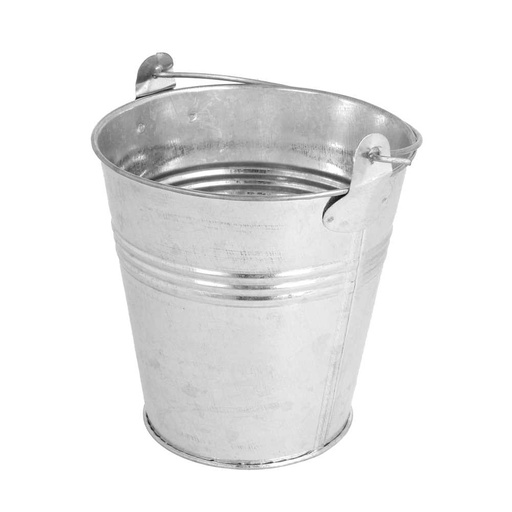 [216.14] MINI CUBITERAS 'ARTINOX' Ø 10x10 CM PLATEADO METAL (12 UNID.)