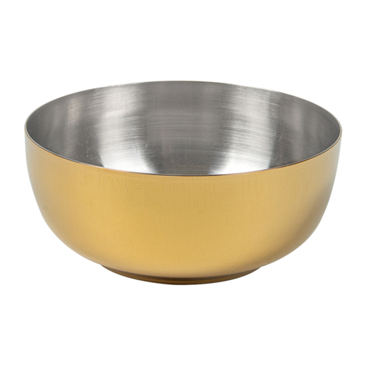 [260.91] BOL 'ARTINOX' 135 ML Ø 7,5x2,6 CM DORADO INOX (6 UNID.)