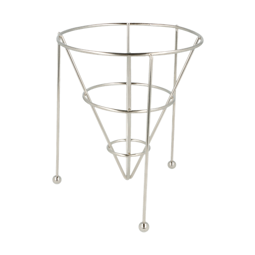 [216.11] Basket Apilable 12,7X15,24 Cm Plateado Inox (12 Unid.)