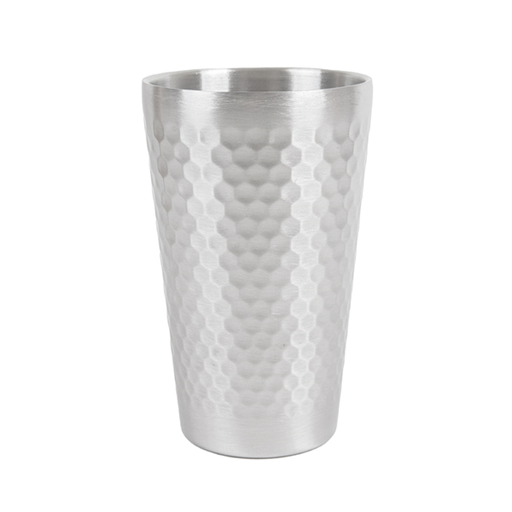 [268.29] VASOS 'ARTINOX' 450 ML Ø 8,7x14,2 CM PLATEADO INOX (6 UNID.)
