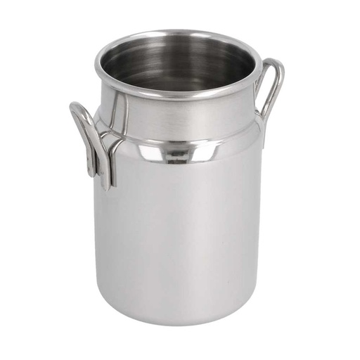 [204.23] MINI LECHERITAS 'ARTINOX' 145 ML Ø 5x7,5 CM PLATEADO INOX (12 UNID.)