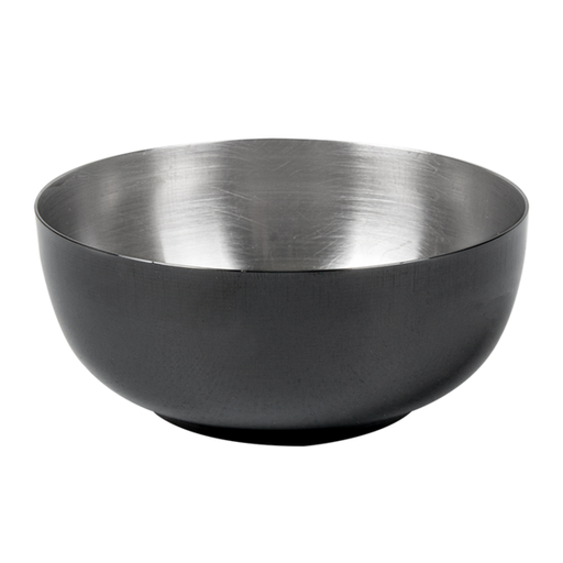 [260.92] BOL 'ARTINOX' 135 ML Ø 7,5x2,6 CM NEGRO INOX (6 UNID.)