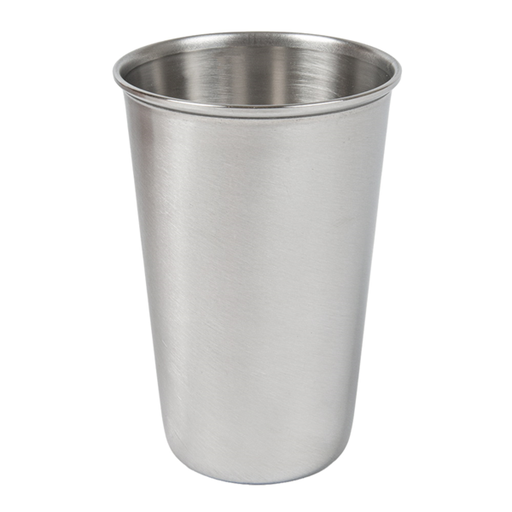 [260.87] Vasos 'Artinox' 350 Ml Ø 8X11 Cm Plateado Inox (12 Unid.)