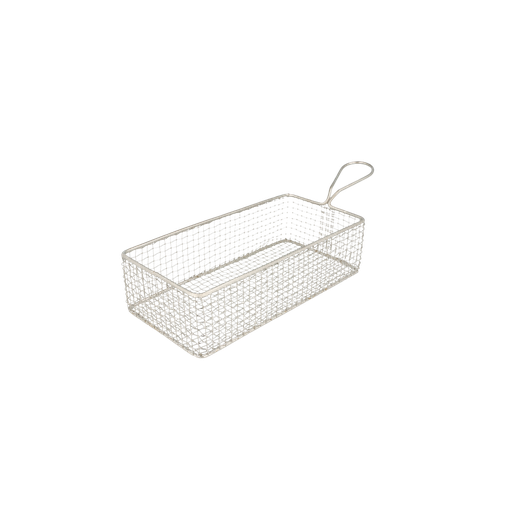 [186.60] MINI FREIDORAS ALARGADAS 'ARTINOX' 22x10x6 CM PLATEADO INOX (6 UNID.)
