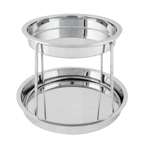 [262.10] FUENTE MARISCOS 27,5X19X32 CM PLATEADO INOX (1 UNID.)