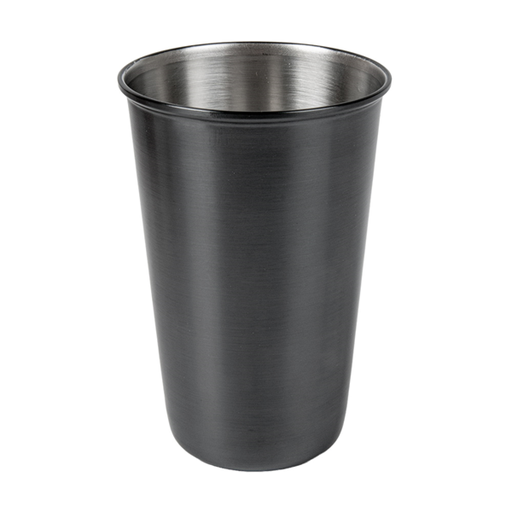 [260.88] VASOS 'ARTINOX' 350 ML Ø 8x11 CM NEGRO INOX (12 UNID.)