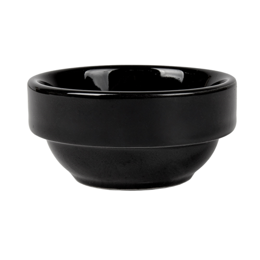 [264.59] Boles Ensalada 70 Ml Ø 6,4X2,8 Cm Negro Porcelana (12 Unid.)