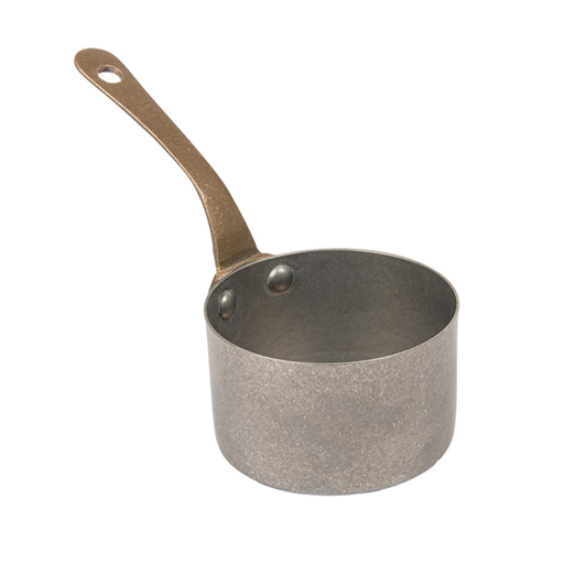 [265.16] MINI OLLA 'ARTINOX' 200 ML Ø 7,8x4,5 CM PLATEADO INOX (1 UNID.)