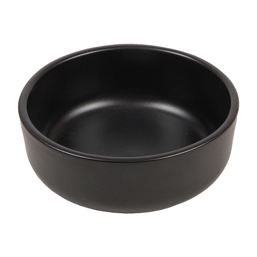 [233.83] Recipientes De Loza Para Ensalada 812 Ml Ø17,1X5,38 Cm Negro Cerámica (8 Unid.)