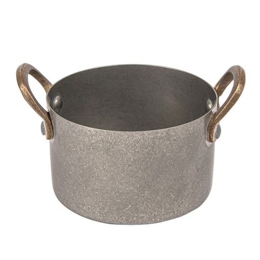 [265.17] Mini Olla 'Artinox' 300 Ml Ø 9X5,25 Cm Plateado Inox (1 Unid.)