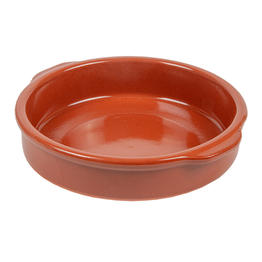 [233.78] Cazuela Con Asas 550 Ml Ø17X4,5 Cm Marrón Cerámica (12 Unid.)