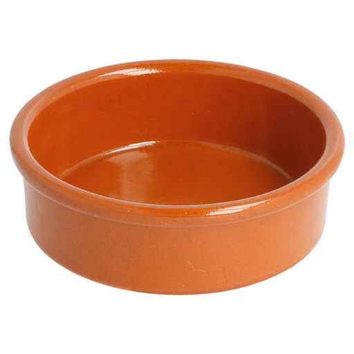 [133.01] RECIPIENTES DE LOZA PARA TAPAS 100 ML Ø 8,95x2,9 CM MARRÓN ROJIZO CERÁMICA (42 UNID.)