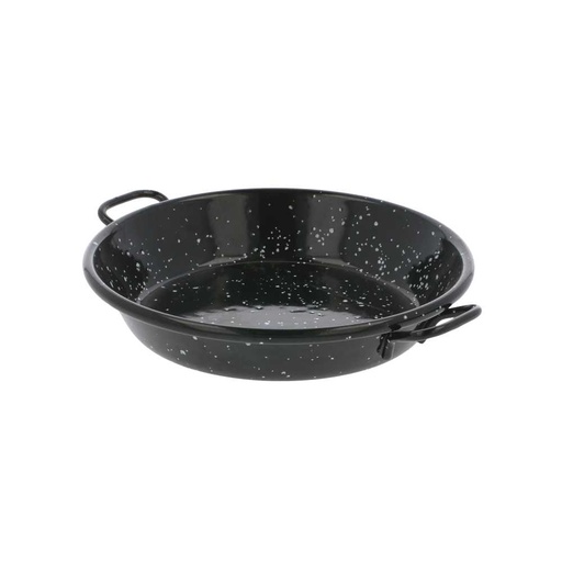 [232.54] Mini Paella Valenciana Esmaltada 'Artinox' Ø12X2,4 Cm Negro Acero (10 Unid.)