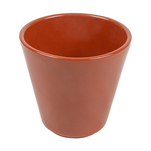 [233.80] VASOS DE LOZA 380 ML Ø9,1x9 CM MARRÓN CERÁMICA (30 UNID.)