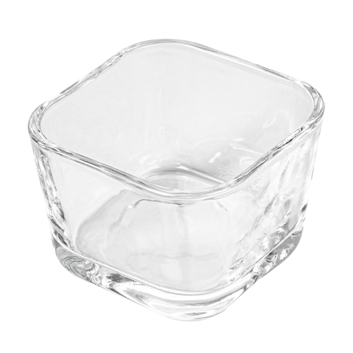 [232.66] Mini Vaso Cuadrado 75 Ml 2,5 Oz 5,7x5,7x4 Cm Transparente Cristal (72 Unid.)