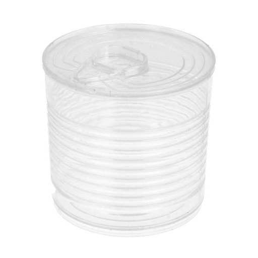 [218.32] BOTES DE CONSERVA 220 ML Ø 7,4x7,2 CM TRANSPARENTE PS (100 UNID.)