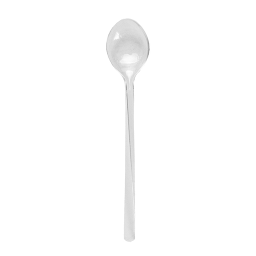 [130.20] MINI CUCHARAS REUTILIZABLES PARA APERITIVOS 10,5 CM TRANSPARENTE PS (4000 UNID.)