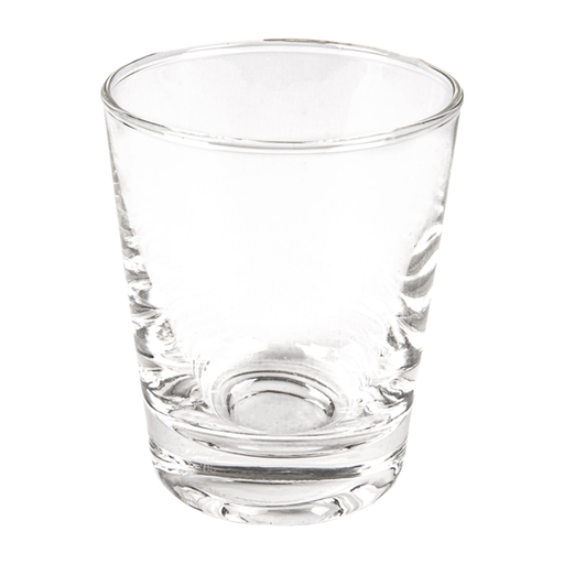 [266.36] MINI VASOS 'WAKI GLASS' 75 ML 2,5 OZ Ø5,5x6.5 CM TRANSPARENTE CRISTAL (72 UNID.)