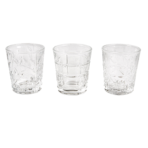 [266.41] Mini Vasos 'Waki Glass' 45 Ml 1,5 Oz Ø5/3,9X6 Cm Transparente Cristal (72 Unid.)