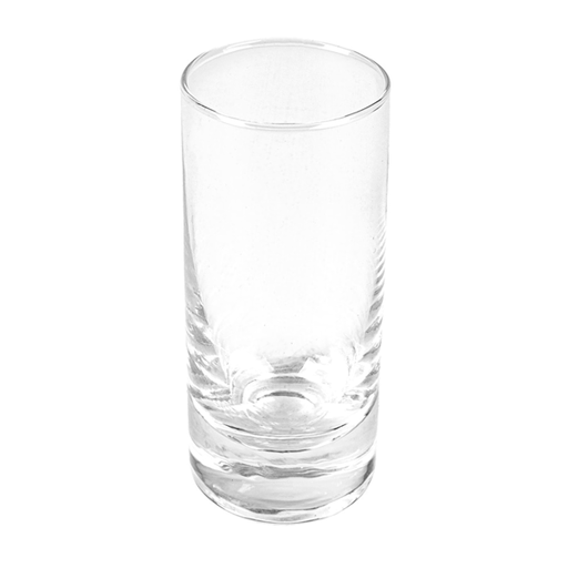 [266.39] MINI VASOS 'WAKI GLASS' 60 ML 2 OZ Ø4x9 CM TRANSPARENTE CRISTAL (72 UNID.)
