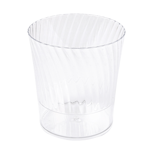 [207.43] RECIPIENTES REUTILIZABLES APERITIVOS Ø 6,5x7,1 CM TRANSPARENTE PS (432 UNID.)